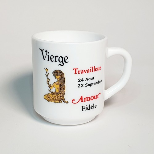 Ancien mug tasse vierge signe - tasse,