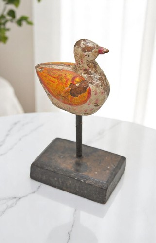 Bois vintage petit canard - en,