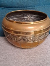 Cache Pot En Laiton 1900 1920