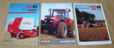 Lot de 3 Brochures Livrets publicitaires CASE IH Presse Tracteur Voir descriptif
