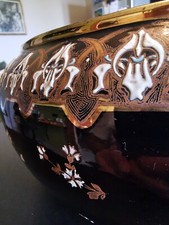 Luneville cache pot art - g,