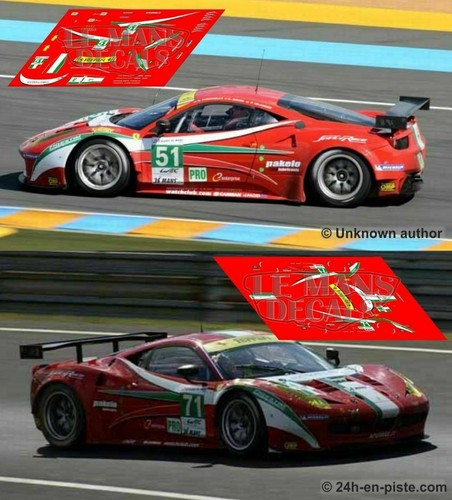 Décals ferrari 458 italia - 458,