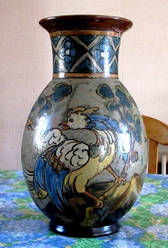 Imposant vase grès à - grès,