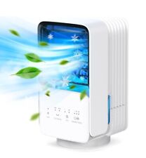 OMISOON Climatiseur Portable, Climatiseur Mobile Silencieux 4 En 1, 120° Oscilla