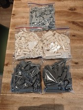 LEGO Lot Pièces N°2 - 1kilo De Vrac 2 Gris Foncé 2 Blanc Et 1 Gris Clair !
