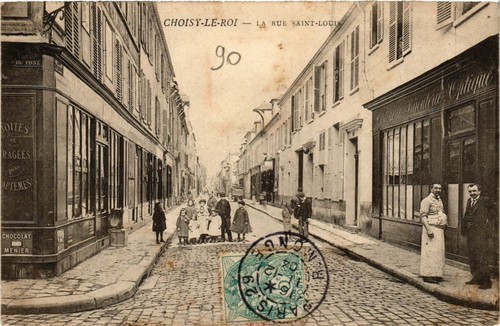 Cpa choisy roi rue - rue, st-louis