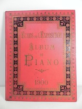 SOUVENIRS DE L EXPOSITION DE 1900 ALBUM DE PIANO Partition sheet music score