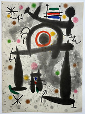 Derriere Miroir JOAN MIRO Lithographie XX°