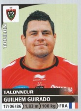 231 GUILHEM GUIRADO # RC.TOULON RCT TOP 14 STICKER PANINI RUGBY 2015