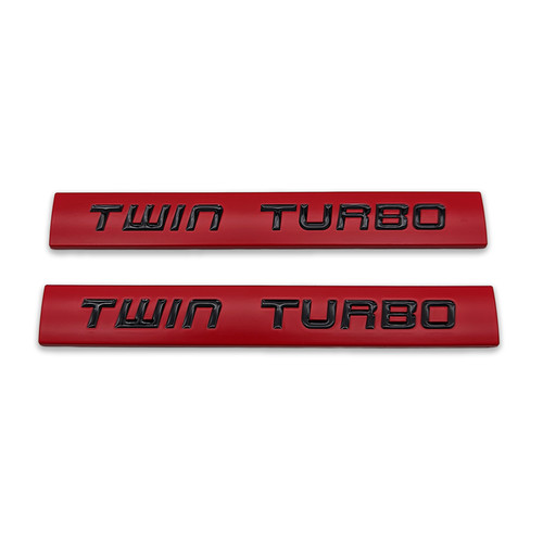 Red black metal twin turbo - red&black,