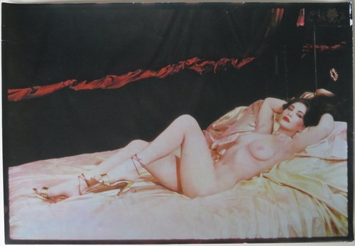 Irina ionesco allongé - nu, soie