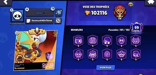 Compte brawl star rare - compte,