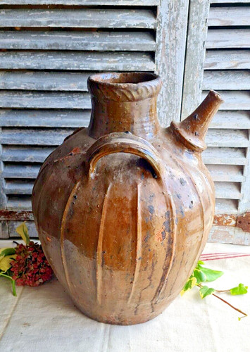 Ancienne grosse jarre pot - ancienne,