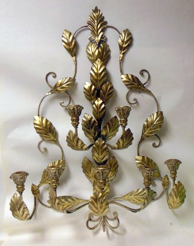 Large vtg italian tole - large, 34"