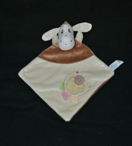 Peluche doudou bourriquet plat