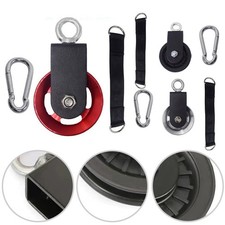 Système de poulie sangle de suspension roues en nylon roulements à billes en a