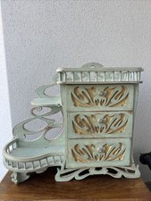 Ancien petit meuble murale ou à poser à 3 tiroirs (ou pour poupée decoratif )