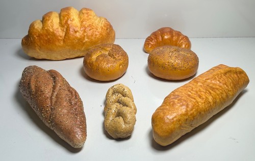 7pc faux bread prop - prop, fake