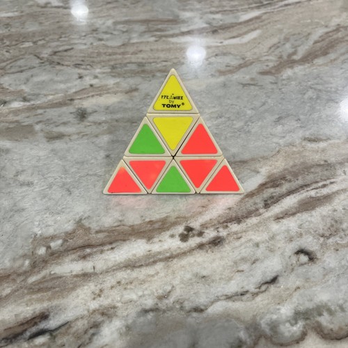 Vintage 1981 tomy pyraminx - vintage,