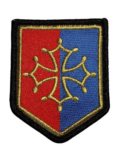 Ecusson brode region occitanie - brode,