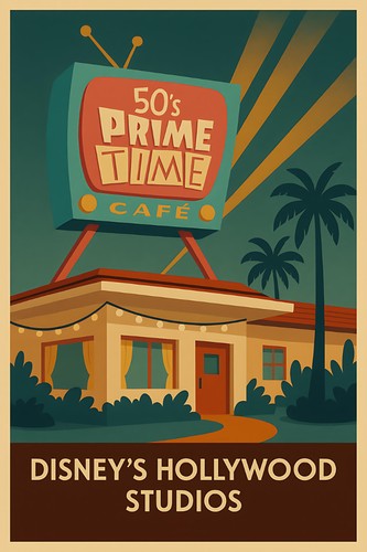 Disney prime time - disney, cafe