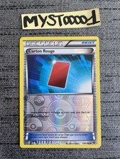 Carte Pokemon Dresseur Carton Rouge 124/146 Reverse XY Français Occasion 