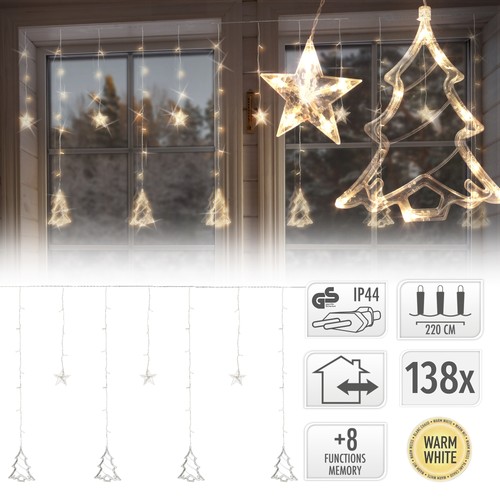 Rideau lumineux avec - , étoile