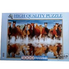 High Quailty Puzzle  Horses 3000 Puzzles  Jigsaw Cheval 114.3 Cm X 82.3 Cm 