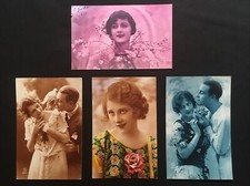 Lot 4 CARTES POSTALES PC Paris