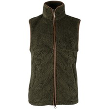 Jack Pyke Veste sans manches en polaire Countryman Chunky Homme vert olive foncé