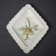 Plaque Murale Vintage Lefton - Porcelaine Fabriquée au Japon - Antique Ivoire