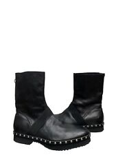 Premiata  Premium Line  Black Leather Strap Studded boots  US 10 / EU 43