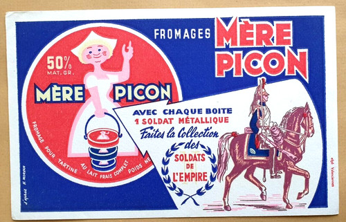 Buvard mere picon fromages - mere,
