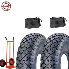 2 PNEUS 3.00 - 4 + CHAMBRES À