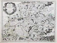 Carte De Cambrai Douai Mons Valenciennes Sanson Gravure 1656