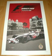  AFFICHE GRAND PRIX DE MONACO