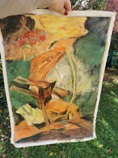 Peinture Abstraite automnale