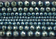 Perles rondes facettées