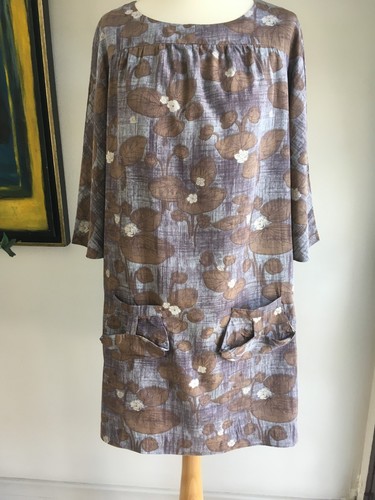 Robe cacharel soie - soie+coton, à