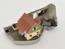 FALLER ÉCHELLE HO SCIERIE DE MONTAGNE AVEC ROUE A AUBES