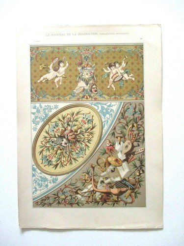 Chromo litho ancienne - chromo,