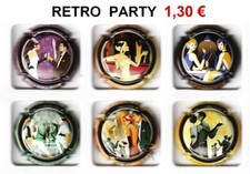 capsules de champagne génériques RETRO  PARTY