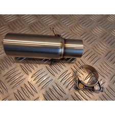 manchon tuyau tube pot echappement pour silencieux 51 mm scooter piaggio 125 250