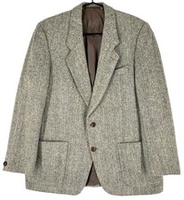 Veste Blazer En Laine Tissée