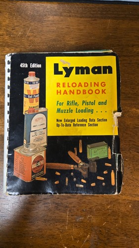 Lyman reloading handbook - handbook, for