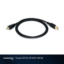 3-foot Black USB 2.0 Cable for