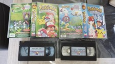 Lot VHS Pokemon Manga Mania CASSETTE video k7 vol 2 et 3 Premiers defis