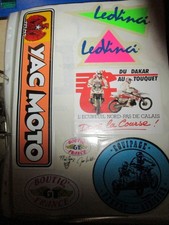 7 AUTOCOLLANTS MOTO DAKAR