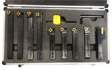 Set 9 outils de tournage à plaquettes amovibles filetage tronçonnage....carré 16