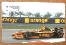 MBC MOBICARTE ORANGE FI VOITURE SPÉCIMEN RECHARGE PAS TELECARTE PREPAYÉE PREPAID